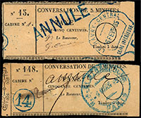 Levant timbre-poste N°17a variété double surcharge neuf**. - Philantologie